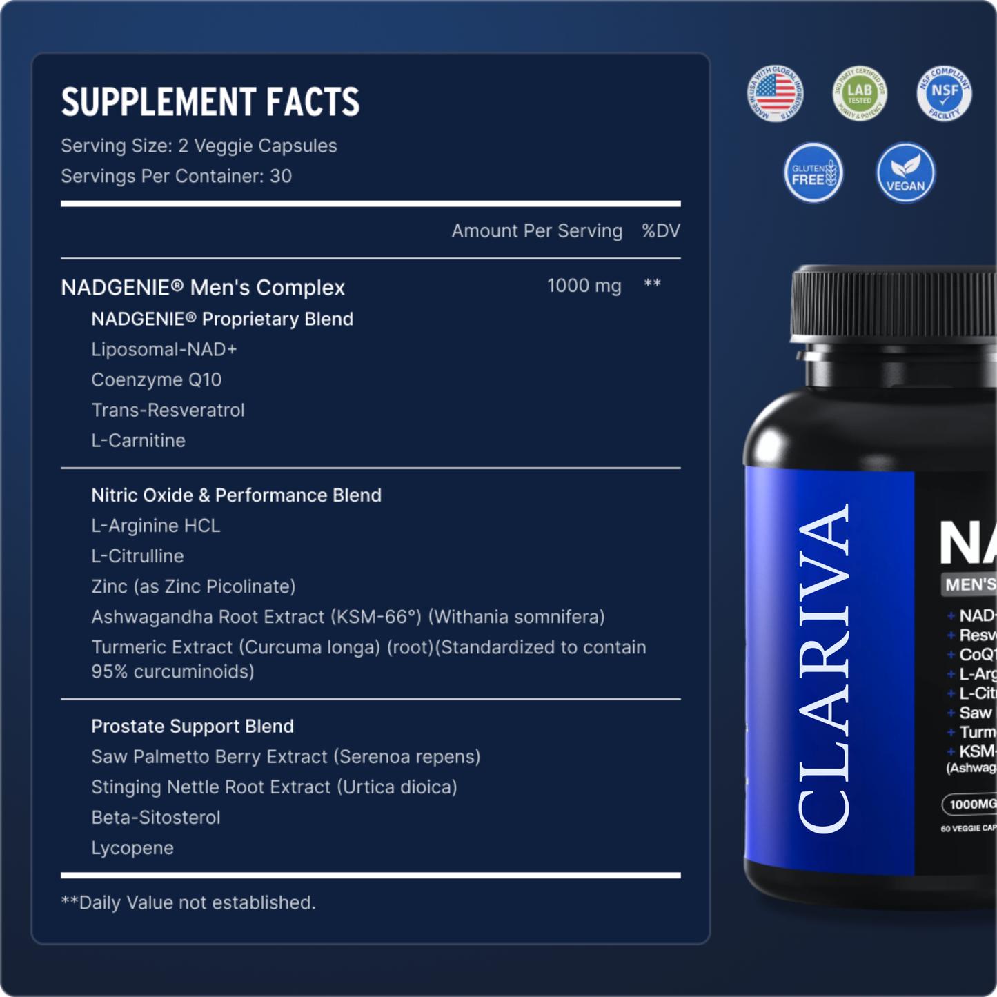 LIPOSOMAL NAD+ FOR MEN